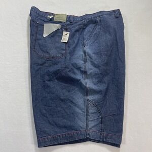 Karl Kani Shorts Vintage Size 56 NWT Denim Baggy Blue 90s Jean Mens Hip Hop Rare